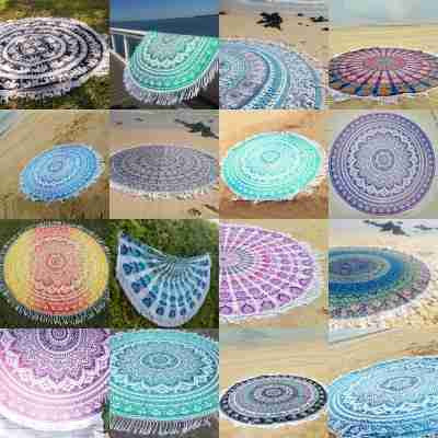 round wall tapestry | beach towels | mandala round tapestries