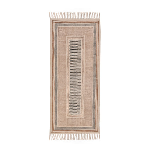 Cotton Washable Runner, Washable Hallway Rug, Extra Large Cotton Area Rug Carpet