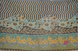 recycled cotton kantha blanket twin throw