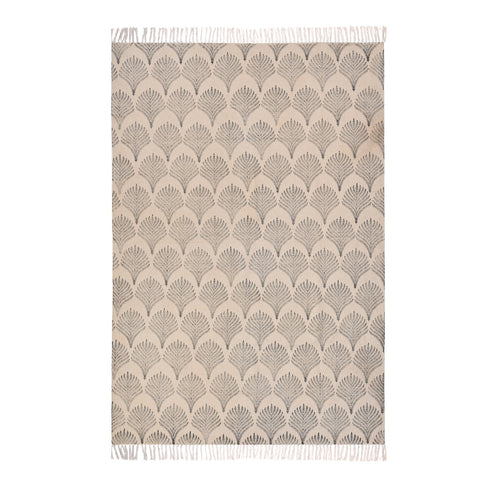 Hand Block Print Rug, Cotton Area Carpet Rug, Washable Cotton Rug, Cotton Doormat