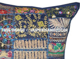 24X24 Decorative throw Pillows for couch yoga pillows seating cushions chair-Jaipur Handloom