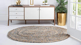 reversible 3 X 5 oval area rug for kitchen