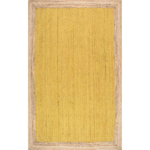 yellow jute carpet rug 8X10 feet, natural jute rug, seagrass jute runner rug