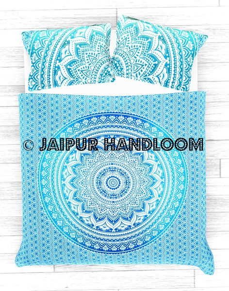 Aegle Mandala Duvet Cover-Jaipur Handloom
