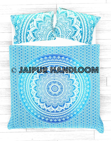 Aegle Mandala Duvet Cover-Jaipur Handloom