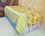 Alcee Vintage kantha Throw-Jaipur Handloom