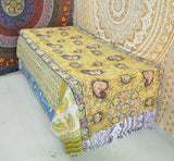 Alcee Vintage kantha Throw-Jaipur Handloom