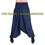 Baggy Loose Pants Alibaba Aladdin Harem Pants Unisex Yoga Trousers-Jaipur Handloom