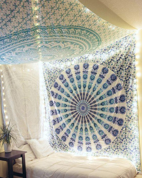 bedroom mandala tapestry wall hanging dorm room cool tapestries