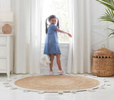 Buy Jute Carpets with tassels online in India - Jaipur Handloom