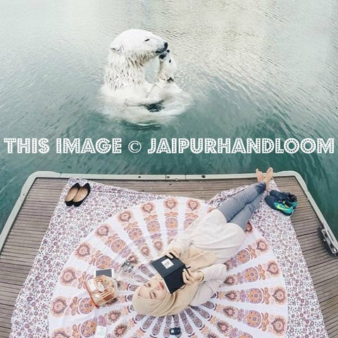 Buy Mandala Tapestry on sale Trippy Tapestries Decorative Mandala Curtains-Jaipur Handloom