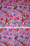 Christmas Gift Purple Kantha Quilt Indian quilt Bedspread Bed Cover Sari Quilt, Bohemian Bedding, Kantha Throw blanket, Kantha, Floral quilt-Jaipur Handloom