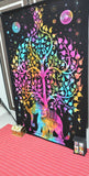 Dorm decor ideas tie dye elephant tapestry college dorm tapestry-Jaipur Handloom