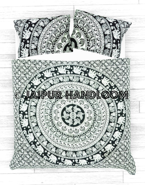 Flora Mandala Duvet Cover-Jaipur Handloom