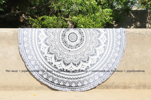 elephant round beach towels ethnic meditation yoga mat boho tablecloth