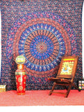 Hippie Camle Mandala Tapestry Bohemian Dorm Room Queen Bed cover-Jaipur Handloom
