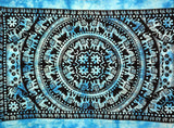 Hippie Elephant Tapestry Psychedelic Mandala Tapestries Dorm Room-Jaipur Handloom