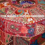 Hurstville Ottomans & Poufs - 18X13 inches-Jaipur Handloom