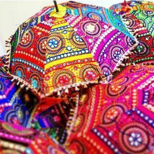 Indian Elephant Embroidered Sun Shade Garden Umbrella At ₹ 2000/piece | Square Umbrella In Jaipur | ID: 21147538997 - Foto 12