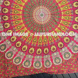 Indian Wall Hanging bohemian picnic blanket cotton sofa couch throws-Jaipur Handloom