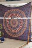 Magical Thinking Tapestry Blue Dorm Room Tapestry Indian Mandala Bedding-Jaipur Handloom
