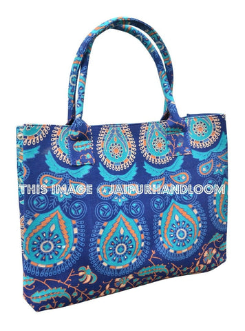 Marsala Mandala Bag Women's Handbag Tote Bag-Jaipur Handloom