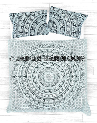 Metis Mandala Duvet Cover-Jaipur Handloom