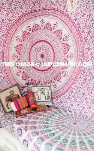 Tapestry Mandala Ombre Tapestry Wall Hanging Bedsheet Cotton