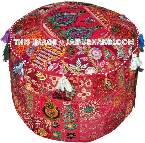 Pouf Ottomans: Ottomans-Jaipur Handloom