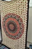 Psychedelic Dorm Tapestry Indian Mandala Dorm Bedding Sofa Cover Cover-Jaipur Handloom