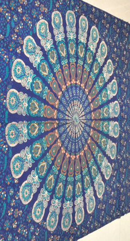 Psychedelic Indian Tapestry Cheap Trippy Dorm Tapestry Hippie Tapestries-Jaipur Handloom