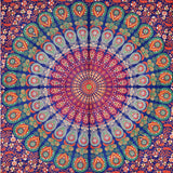 Psychedelic Mandala Tapestry Hippie Dorm Wall Hanging Dorm Decor Tapestries-Jaipur Handloom