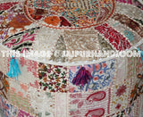 Redcliffe Ottomans & Poufs - 22X12 inches-Jaipur Handloom