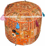 Ryde Pouf ottomans - 18X13 inches-Jaipur Handloom