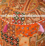 Ryde Pouf ottomans - 18X13 inches-Jaipur Handloom