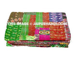 Silk Sari kantha Patola Blanekt vintage kantha throw blankets