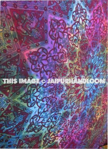 Tie Dye Elephant Tapestry Mandala Wall Hanging  Trippy Tapestries