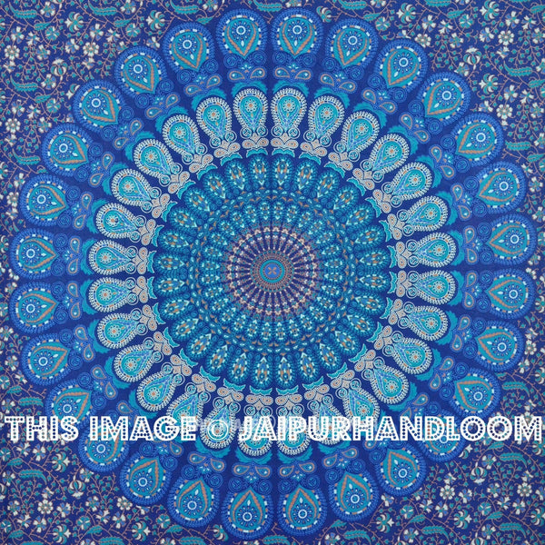 Royal blue sales tapestry
