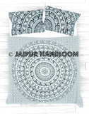 Unia Mandala Duvet Cover-Jaipur Handloom