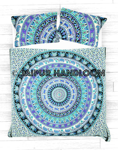 Vesta Mandala Duvet Cover-Jaipur Handloom