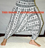 White om harem pants dancewear-Jaipur Handloom