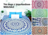 Wholesale Cotton Beach Towels Australia cotton Mandala Bed cover lot of 60 pcs-Jaipur Handloom