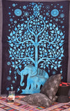 Wholesale indian tapestries- 10 pcs lot - Twin Tree of life Tapestries-Jaipur Handloom