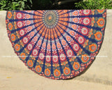 bedroom mandala tapestry poster cotton beach towels blanket boho yoga mat-Jaipur Handloom