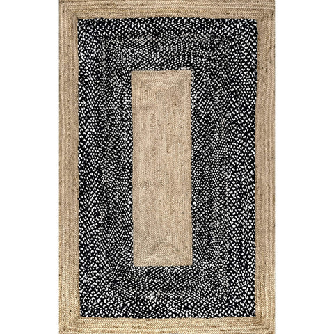 bohemian living room area rug 4'X6' , Jute Rug Runner, Cotton Rug for Kitchen