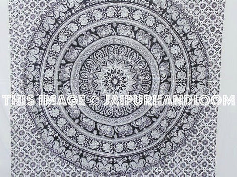 bohemian trippy dorm room tapestry medallion college room tapestry-Jaipur Handloom
