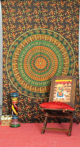 cheap trippy tapestries for dorm room wall decor cotton sofa couch throw-Jaipur Handloom