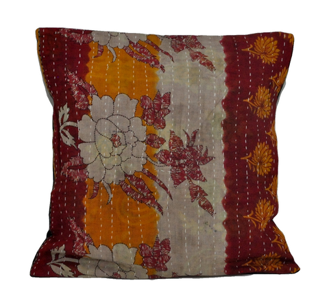 colorful kantha pillow cases boho decorative throw pillows for sofa
