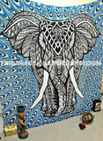 dorm room bedding elephant tapestry hippie psychedelic wall tapestries-Jaipur Handloom