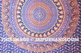 elephant dorm tapestry cotton queen mandala bed cover sofa couch throw-Jaipur Handloom